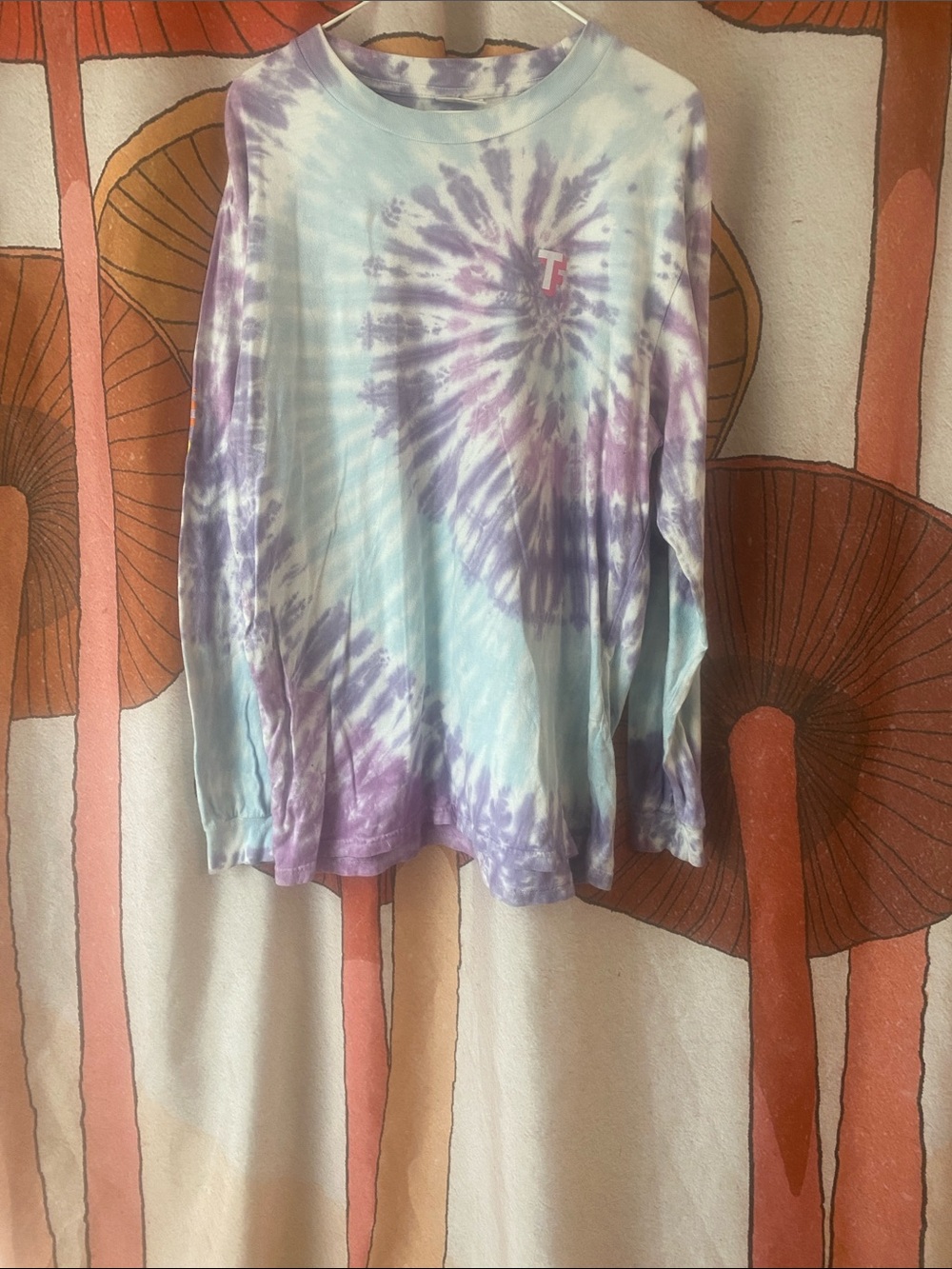 TEDDY FRESH Tie-Dye Long Sleeve T- Shirt